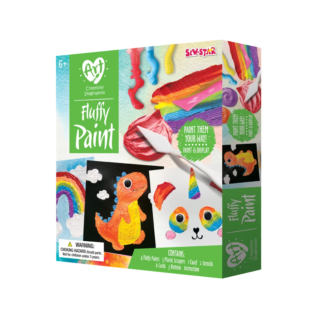 Kit Arte con pintura Fluffy